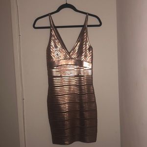 Bandage Sequin dress